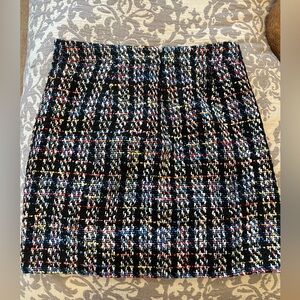 NEW WITH TAGS Jcrew Factory Tweed Mini Skirt Size 2